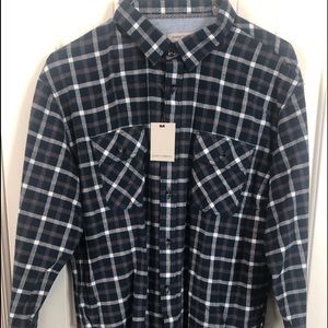 James Campbell long sleeve flannel shirt